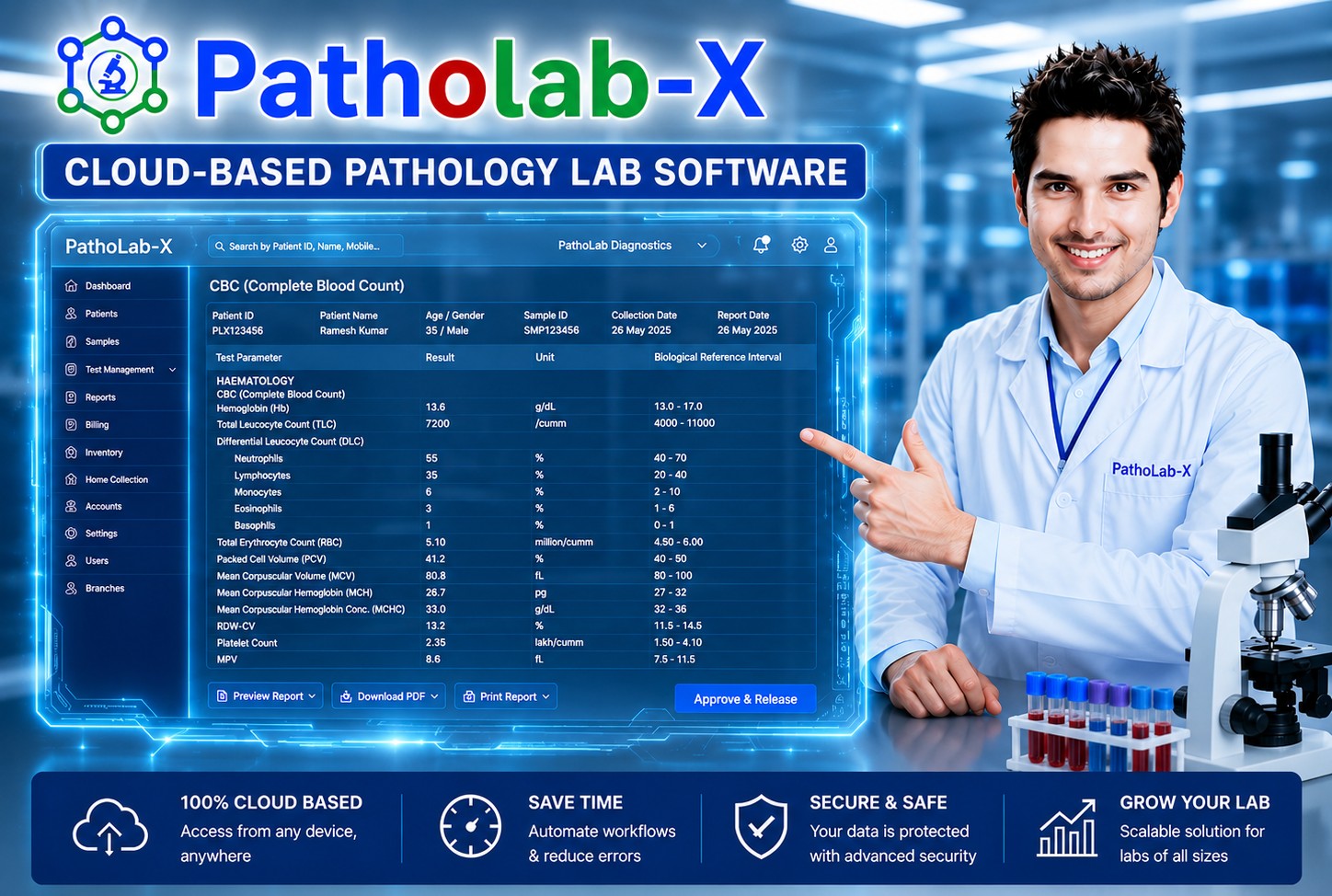 𝗣𝗮𝘁𝗵𝗼𝗹𝗮𝗯-𝗫 – 𝗖𝗹𝗼𝘂𝗱-𝗕𝗮𝘀𝗲𝗱 | 𝗕𝗲𝘀𝘁 𝗣𝗮𝘁𝗵𝗼𝗹𝗼𝗴𝘆 𝗦𝗼𝗳𝘁𝘄𝗮𝗿𝗲 𝗶𝗻 𝗜𝗻𝗱𝗶𝗮 Dashboard